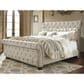 Signature Design by Ashley Willenburg Queen Upholstered Bed in Linen, , large