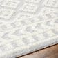 Surya Rodos RDO2338 7"10" x 10" Light Light Slate, White Area Rug, , large