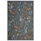 Rifle Paper Co. Menagerie MEN-02 2"3" x 3"9" Black Area Rug, , large