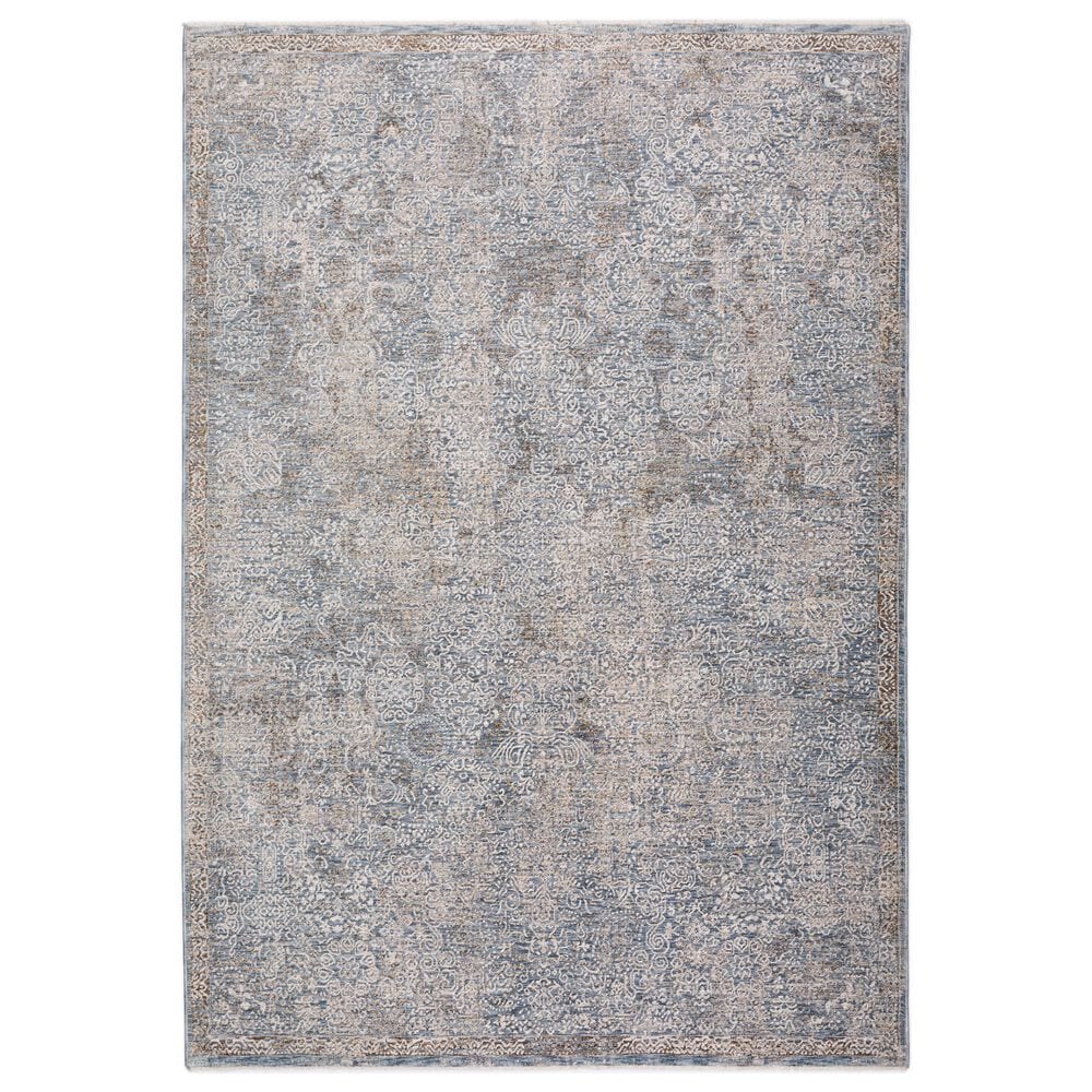 Dalyn Rug Company Vienna VI5 9" x 13"2" Denim Area Rug, , large