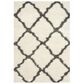 Safavieh Dallas Shag SGD257H-5 5"1" x 7"6" Ivory/Dark Grey Area Rug, , large