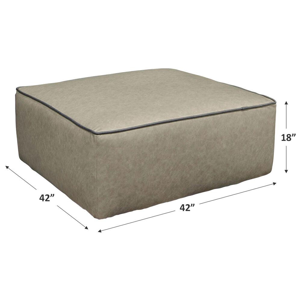 Hartsfield Nico Castered Ottoman in Twilight, , large