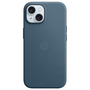 Apple iPhone 15 FineWoven Case with MagSafe - Pacific Blue, , large