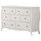 Pacific Landing Dominique 7 Drawer Dresser in White, , large