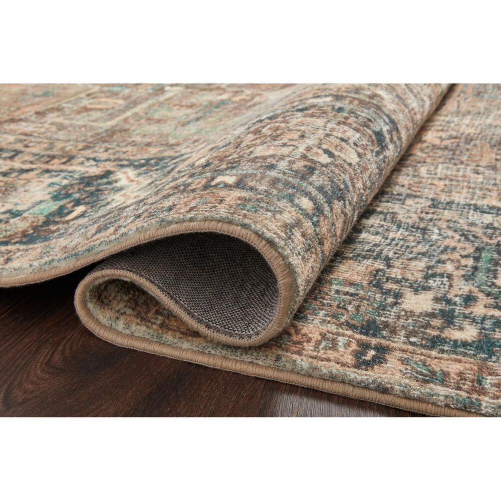 Loloi II Margot 2&#39; x 5&#39; Terracotta and Lagoon Area Rug, , large