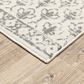 Oriental Weavers Capistrano Distressed 517C1 9"10" x 12"10" Ivory and Grey Area Rug, , large