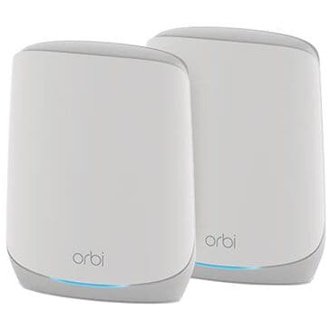 NETGEAR Orbi 750 Series Tri-Band Wi-Fi 6 Mesh System with Satellite in White, , large