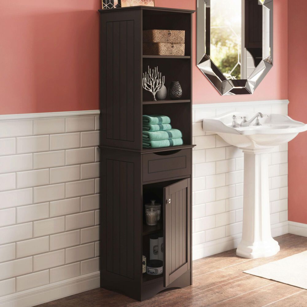 RiverRidge Home Ashland Tall Cabinet in Espresso, , large