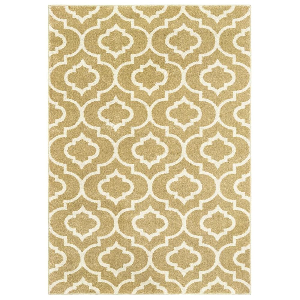 Oriental Weavers Carson 9672E 2" x 3" Gold Scatter Rug, , large