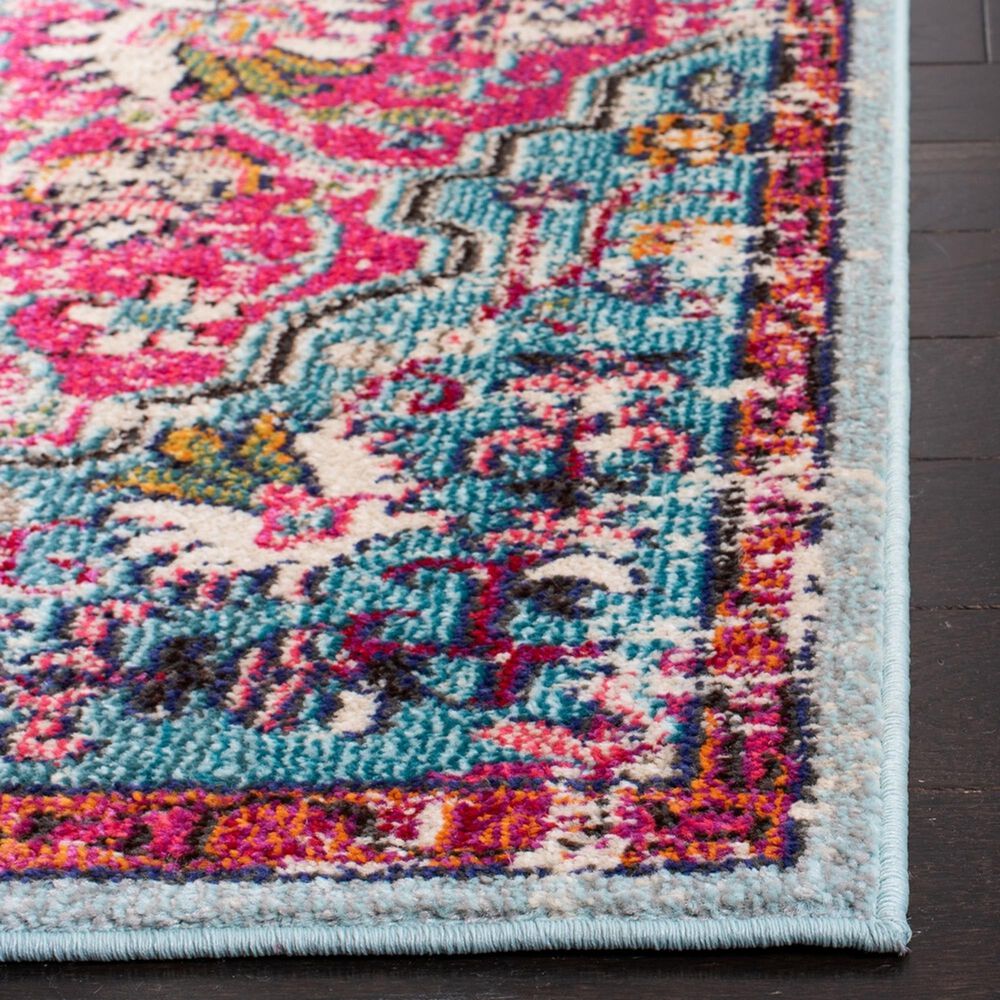 Safavieh Madison MAD447R 3&#39; x 5&#39; Fuchsia and Teal Area Rug, , large