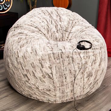 Jaxx Cocoon 6" Large Bean Bag Chair in Silver, , large