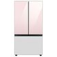 Samsung Bespoke 3-Door French Door Refrigerator Bottom Panel in White Glass, , large