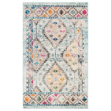 Safavieh Madison MAD418K 4" x 6" Blue and Yellow Area Rug, , large