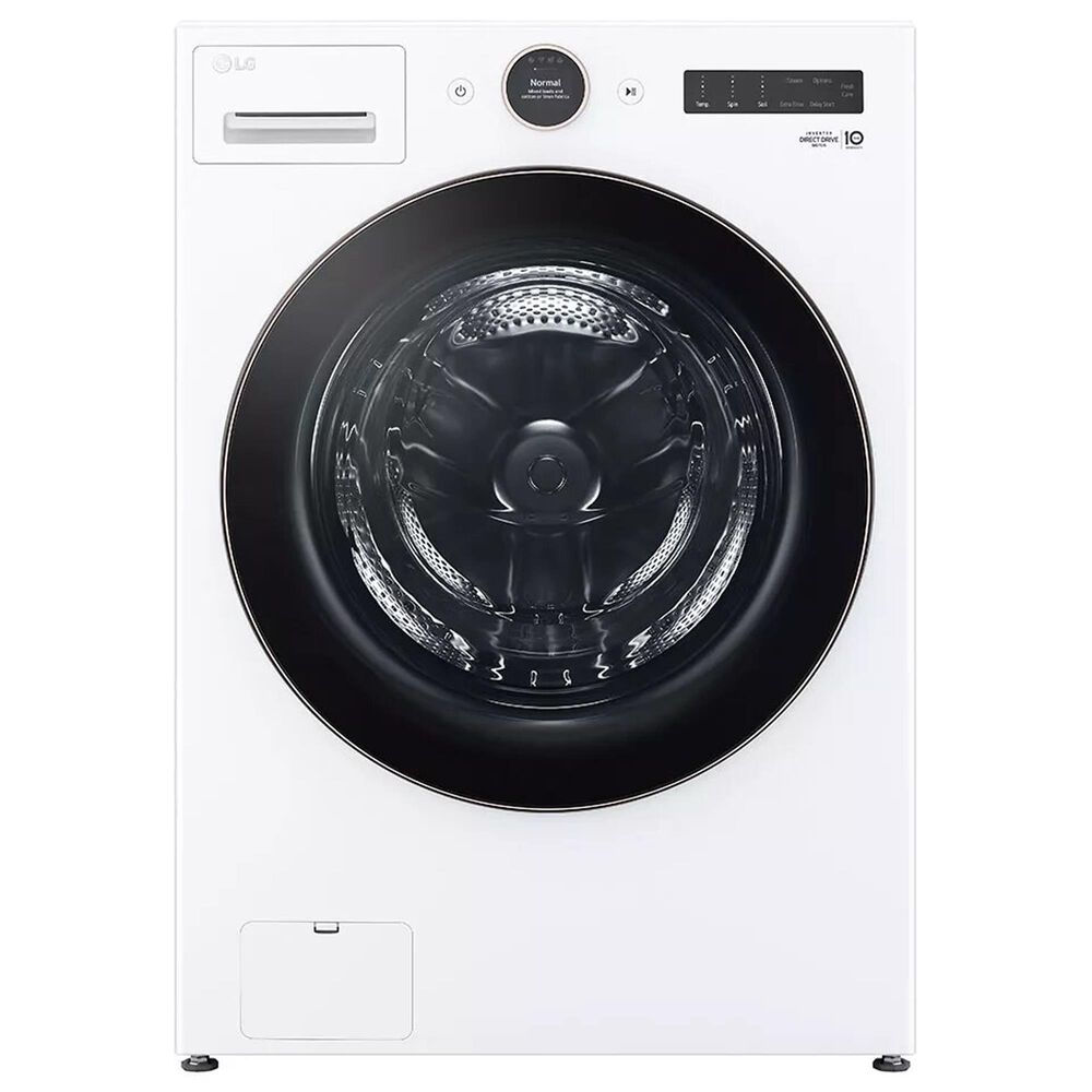 LG 5.0 Cu. Ft. Washer and 7.4 Cu. Ft. Electric Dryer in White , , large