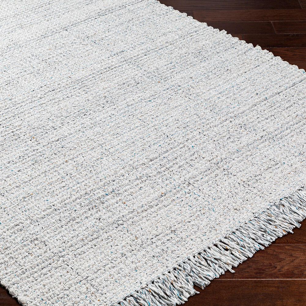 Surya Sara SRU-2303 8&#39; x 10&#39;  Light Slate, Charcoal, Brown, Seafoam, Light Grey Area Rug, , large