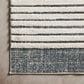 Loloi II Hagen 2"7" x 4" White and Ocean Area Rug, , large