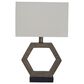 37B Marilu Table Lamp in Gray and Brown, , large