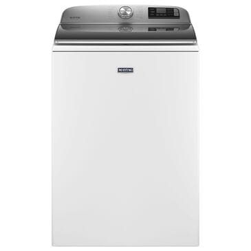 Maytag 5.3 Cu. Ft. Top Load Washer with Extra Power Button in White, , large