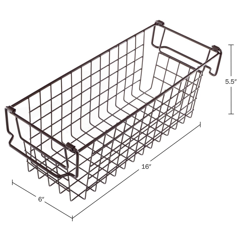 Timberlake 3-Piece Steel Stackable Storage Bin Set in White