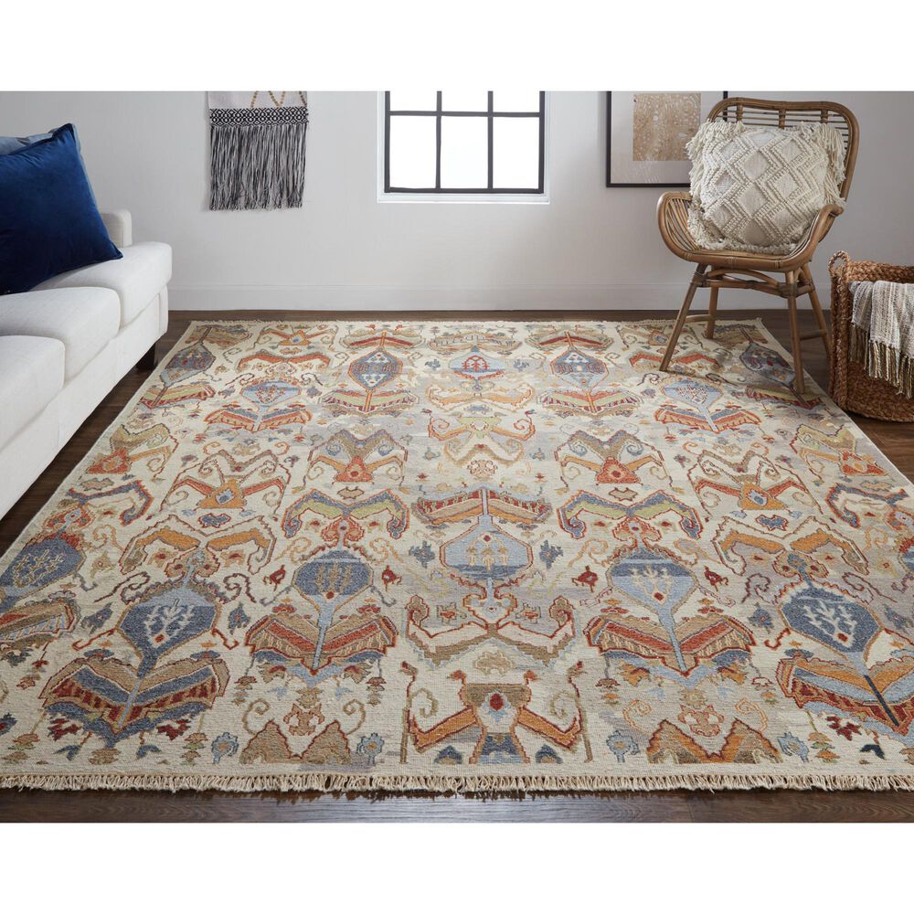 Feizy Rugs Leylan 3&#39;6&quot; x 5&#39;6&quot; Ivory and Multicolor Area Rug, , large