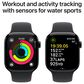 Apple Watch Series 10 GPS 42mm Jet Black Aluminum Case with Black Sport Band - M/L (Pre-Order), , large