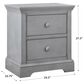 Eastern Shore Hanley 2-Drawer Nightstand in Cloud, , large