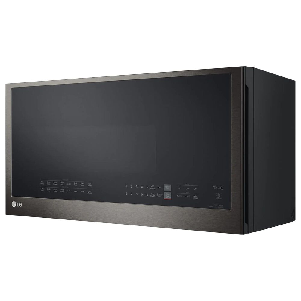 LG 1.7 Cu. Ft. Over-the-Range Microwave Oven with Air Fry in Black Stainless Steel, , large