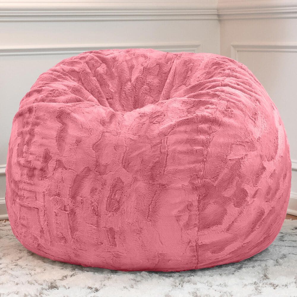 Jaxx Saxx 3&#39; Bean Bag Chair in Rose Quartz, , large