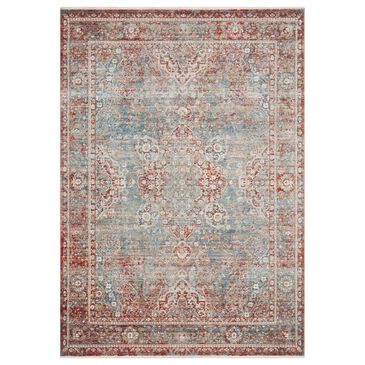 Magnolia Home Elise ELI-04 11"6" x 15"8" Sky and Red Area Rug, , large