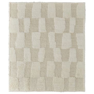 Feizy Rugs Ashby Geometric 2" x 3" Ivory and Beige Area Rug, , large