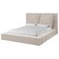Simeon Collection Heavenly King Platform Bed in Flax Natural, , large
