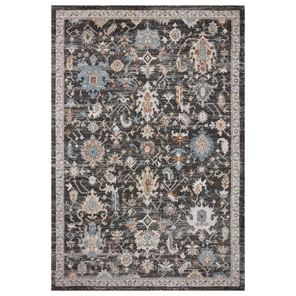 Loloi II Odette 4" x 6" Charcoal and Multicolor Area Rug, , large