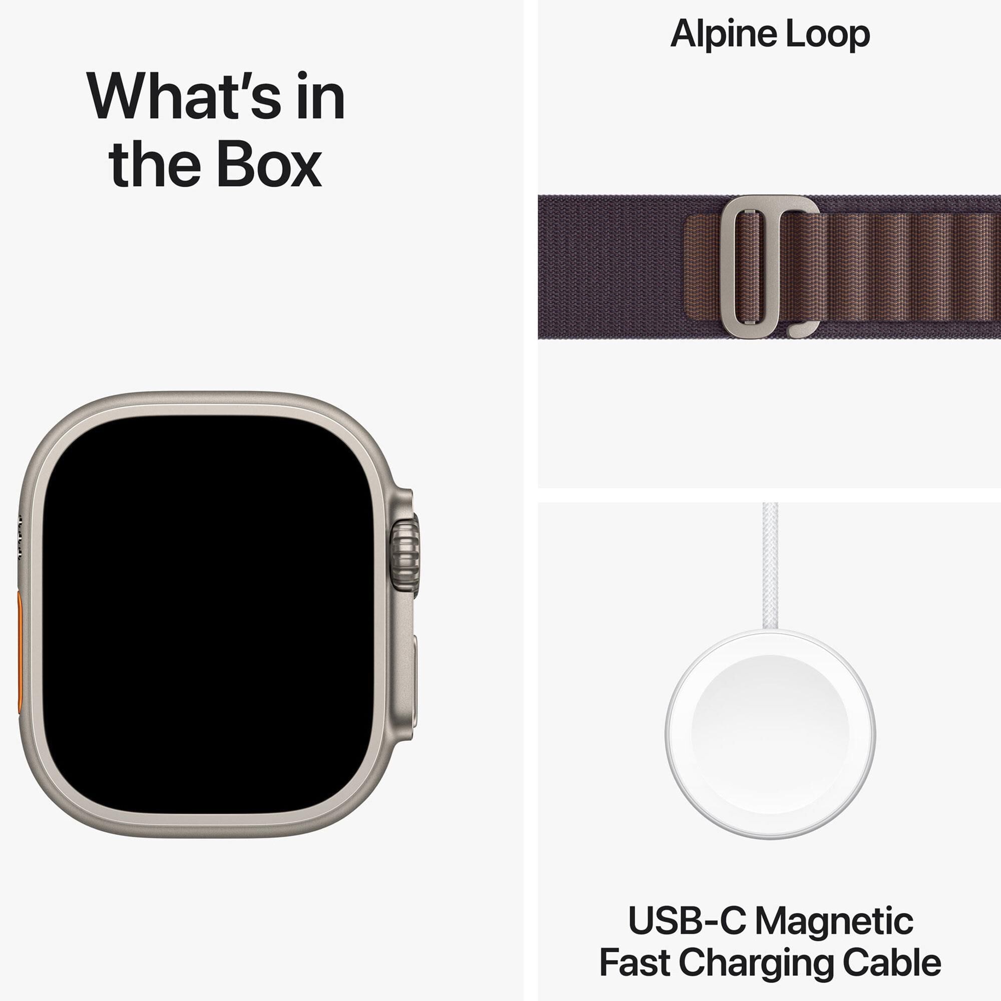 Apple Watch Ultra 2 GPS + Cellular, 49mm Titanium Case with Indigo