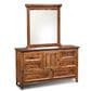 Sunset Bay Urban Rustic Dresser and Mirror in Rustic Brown, , large