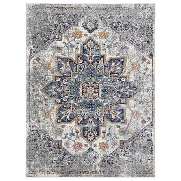 Amer Rugs Montana 2"7" x 8" Gray and Blue Runner, , large