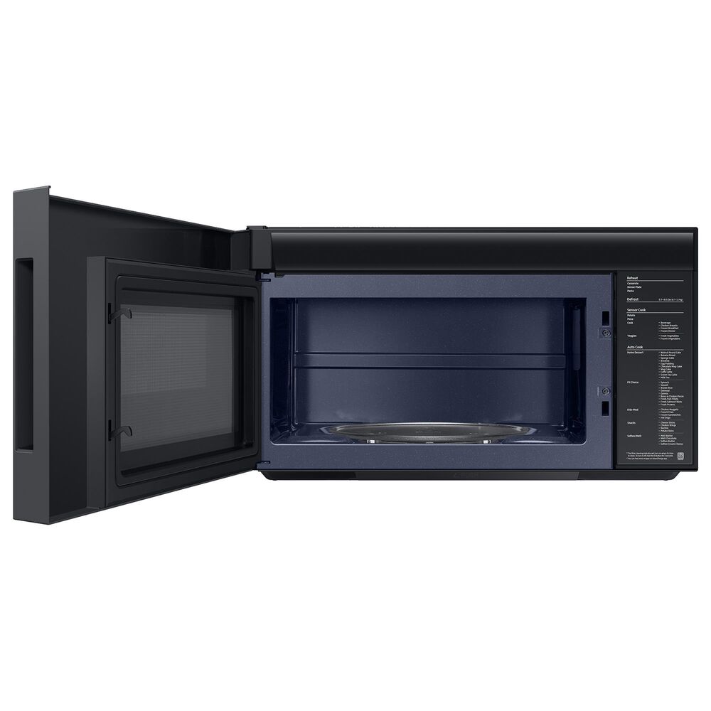 Samsung Bespoke 2.1 Cu. Ft. Smart Over-The-Range Microwave with Auto-Dimming Glass Touch Controls and LCD Display in Fingerprint Resistant Stainless Steel, , large