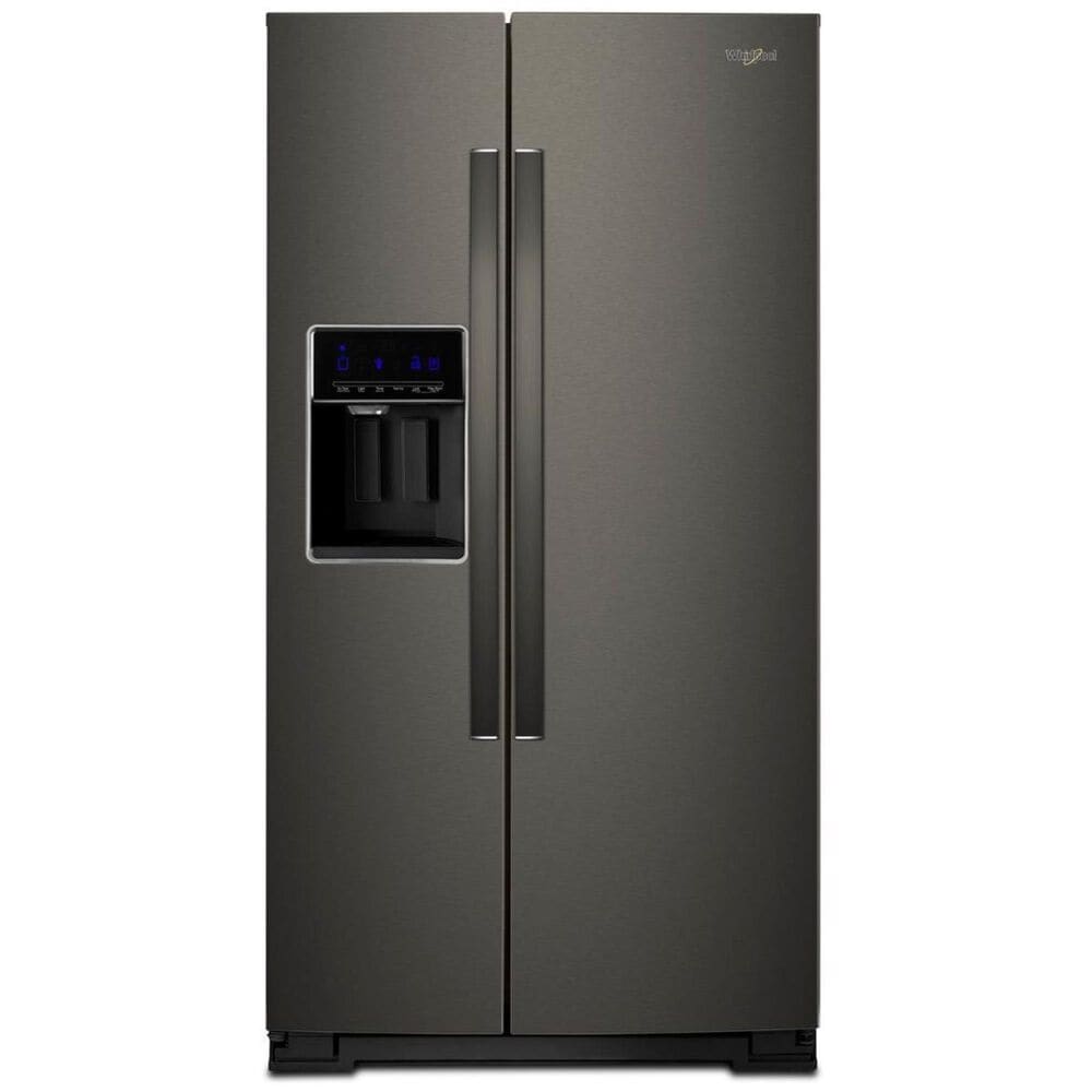 Whirlpool 28 Cu. Ft. 36-Inch Wide Side-by-Side Refrigerator in Black Stainless, , large