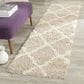 Safavieh Dallas Shag SGD257D-26 2"3" x 6" Beige/Ivory Runner, , large