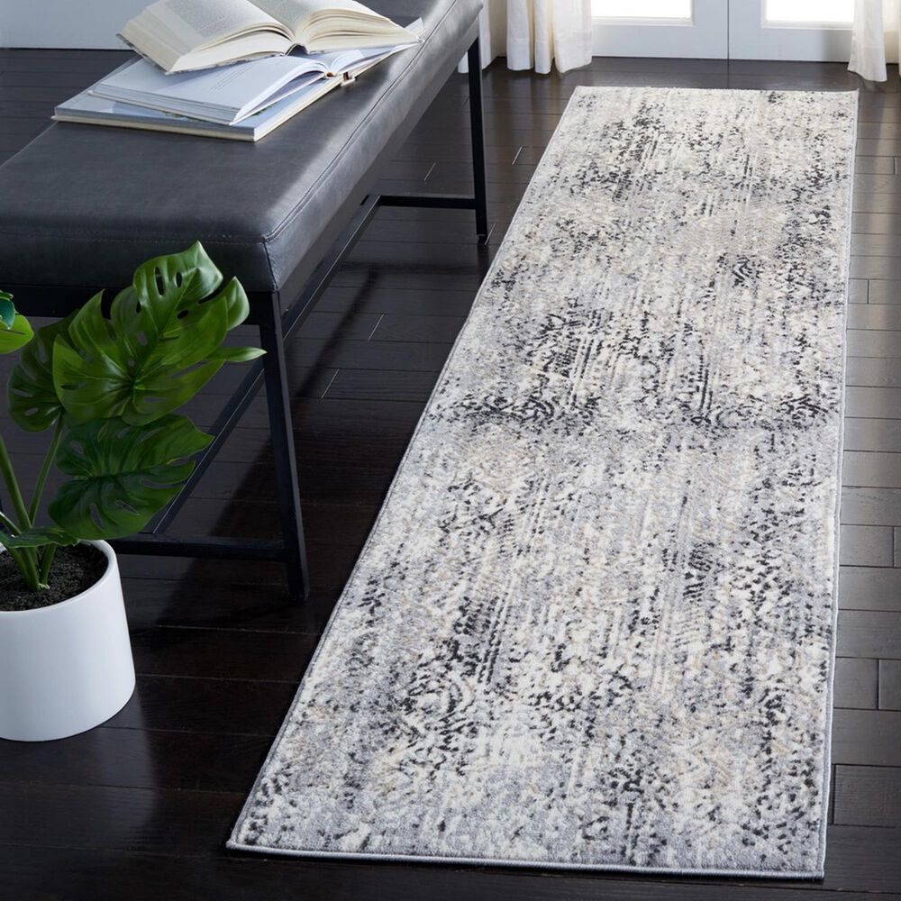 Safavieh Lagoon 2&#39; x 8&#39; Ivory and Gray Runner, , large