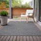 Dalyn Rug Company Laidley 5" x 7"6" Grey Indoor/Outdoor Area Rug, , large