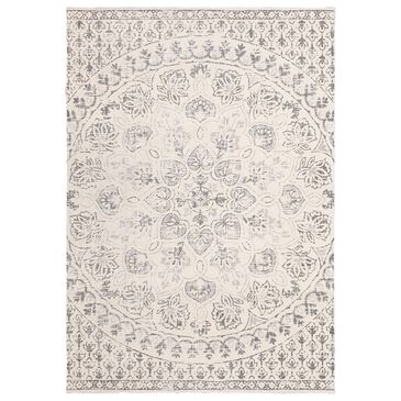 Oriental Weavers Capistrano Distressed 517C1 9"10" x 12"10" Ivory and Grey Area Rug, , large