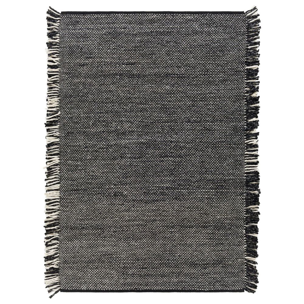 Surya Azalea 2" x 3" Black, Brown and Medium Gray Indoor/Outdoor Area Rug, , large