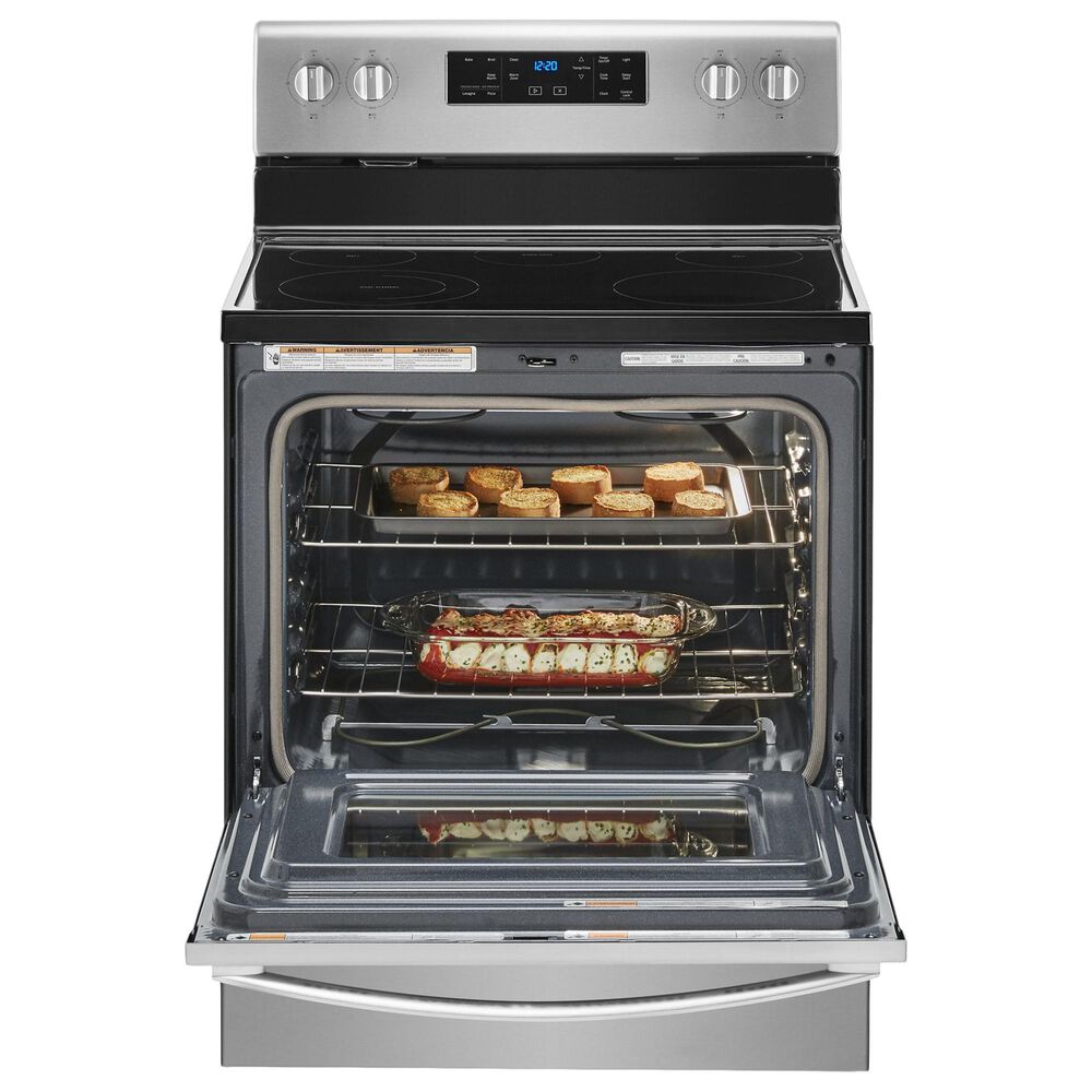 Whirlpool 5.3 Cu. Ft. Electric Range with 5-Elements in Stainless Steel, , large