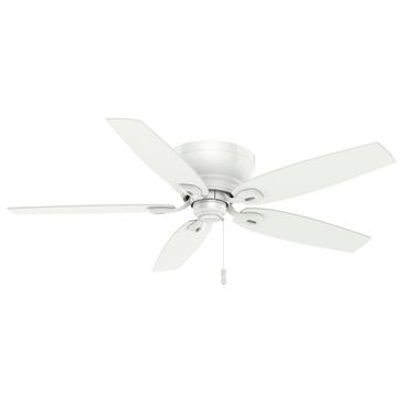 Hunter Durant Low Profile 54" Ceiling Fan in Snow White, , large