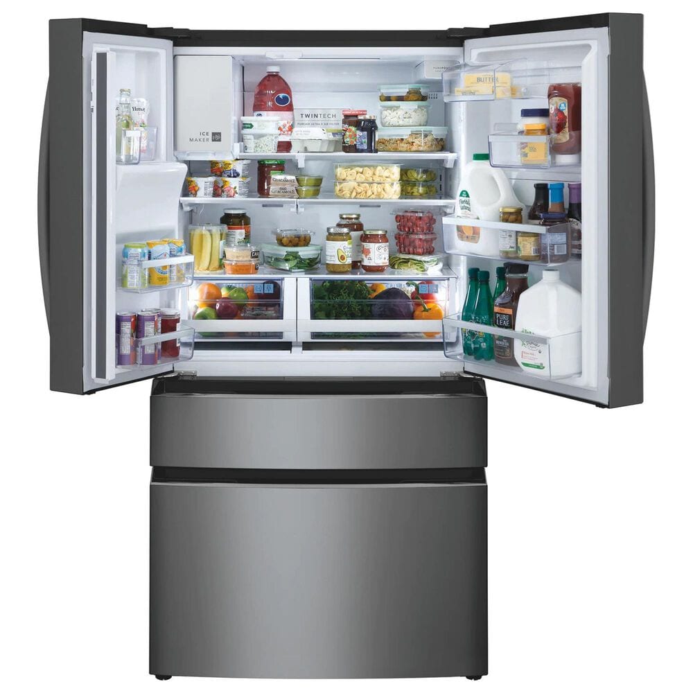 Frigidaire Gallery 21.5 Cu. Ft. French Door Refrigerator in Black Stainless Steel, , large