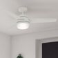 Hunter Midtown 48" Ceiling Fan with LED Lights in Fresh White, , large