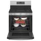 GE Profile 3-Piece Kitchen Package with 5.6 Cu. Ft. Smart Free-Standing Gas Range, Microwave Oven and Dishwasher in Stainless Steel, , large