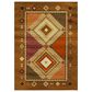 Dalyn Rug Company Phoenix 8" Round Walnut Indoor/Outdoor Area Rug, , large