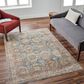 Surya Mona Lisa 12" x 15" Tan, Dark Blue, Mustard, Brick Red, Olive, Sage and Burgundy Area Rug, , large