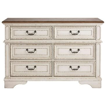 Signature Design by Ashley Realyn Youth Dresser in Chipped White, , large